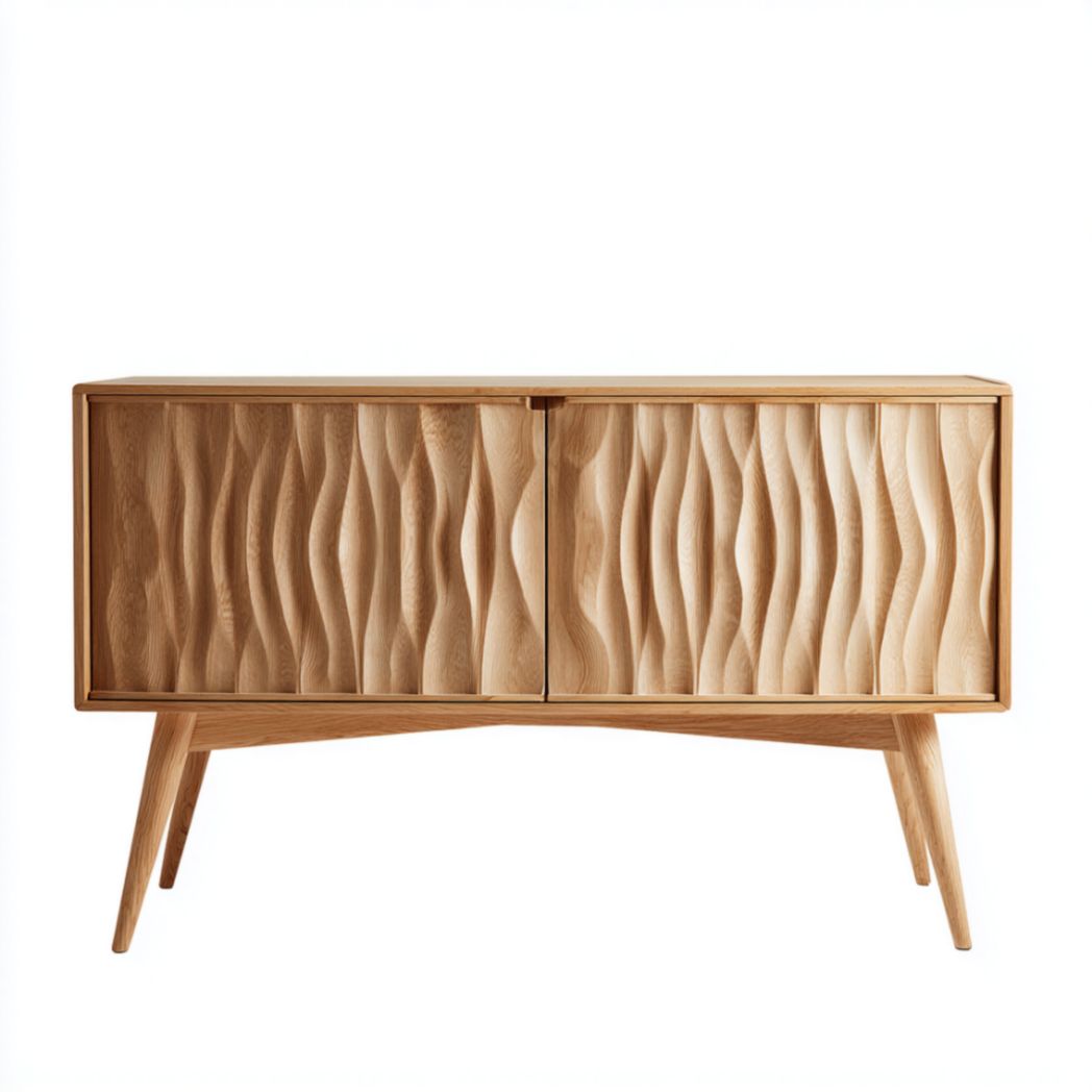 Szuflada z drewna do przechowywania w biurze - 150 x 45 x 70cm