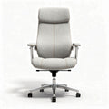 Fotel biurowy z regulowanym oparciem z tkaniny - 60 x 60 x 120cm